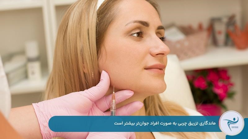 ماندگاری بیشتر تزریق چربی به صورت افراد جوانتر
