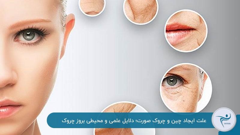 علت ایجاد چین و چروک صورت