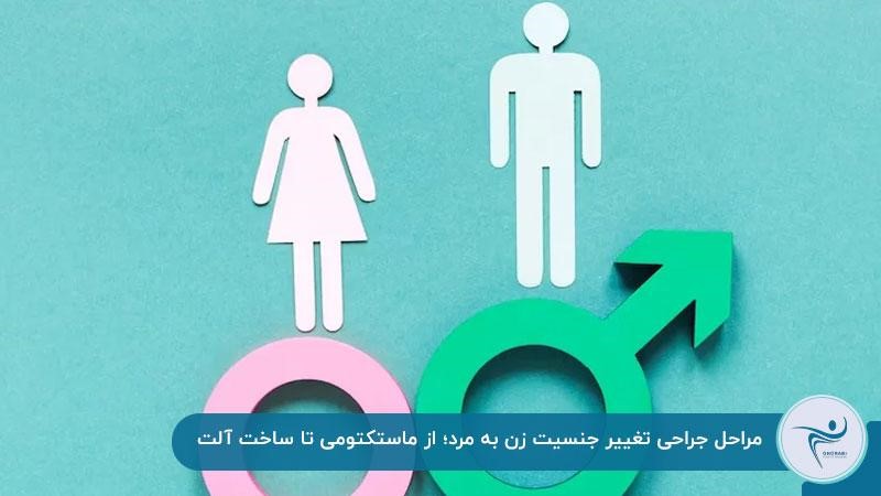 مراحل جراحی تغییر جنسیت زن به مرد
